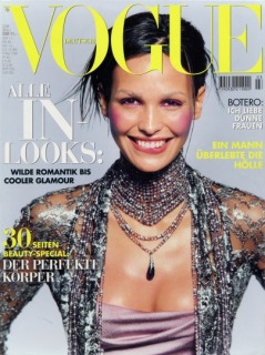 Magazine: Deutsch Vogue - Photographer: Michel Comte - Model: Ines Sastre - Location: Studio Industria, New York - Hair: Pier Giuseppe Moroni