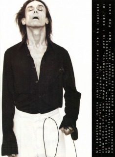 Magazine: Uomo Vogue - Photographer: Michel Comte - Model: Iggy Pop - Location: Industria N.Y. - Hair: Pier Giuseppe Moroni