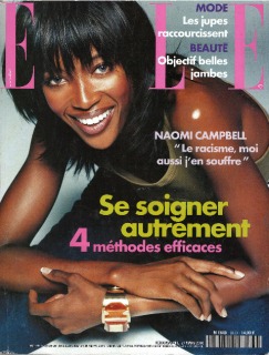 Magazine: French Elle Ph: A.Rau Model : Naomi Loc: Paris '00 Hair : Pier Giuseppe Moroni