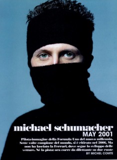 Michael Schumacher Uomo Vogue - Photo Michel Comte- hair: Pier Giuseppe Moroni