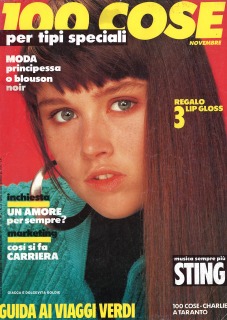 MY FIRST COVER Milano 1985 Hair: Pier Giuseppe Moroni