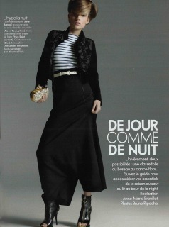 Magazine : France Elle Ph: Repoche Loc: Paris Hair Pier Giuseppe Moroni