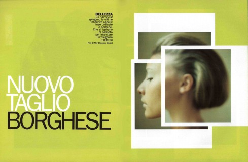 Magazine: D Repubblica Polaroid: Pier Giuseppe Moroni Loc: Milano '03 Hair: Pier Giuseppe Moroni