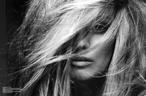 Magazine: Gloss - Photographer: Christophe Meimoon - Model: Lydia Hearst - Make-up: Irene Oberrauch - Hair: Pier Giuseppe Moroni - Location: Pin-up Paris