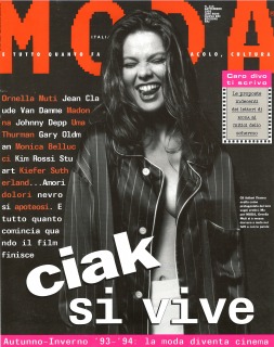 Magazine : Moda Ph: Morganti Model : Ornella Muti Loc: Milano '93 Hair : Pier Giuseppe Moroni