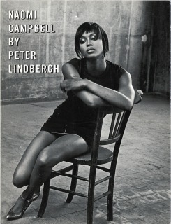 Magazine: Italian Vogue Ph:Lindbergh Model : Naomi Loc: Paris '00 Hair : Pier Giuseppe Moroni