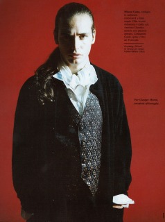Magazine:Uomo Vogue Photographer: Nadir Location: Milano 1987