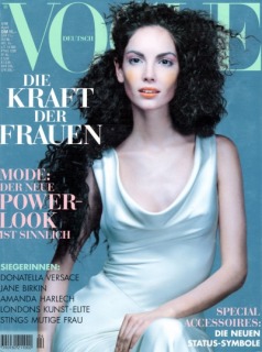 Magazine: Deutsch Vogue - Photographer: Michel Comte - Model: Eugenia - Location: Studio Pin Up, Parigi - Hair: Pier Giuseppe Moroni