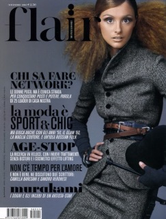 Magazine: Flair - Photo: AlixMalka - Model: TrishGoff - Make-up: FulviaFarolfi - Hair: Pier Giuseppe Moroni - Location: Milano